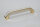 Möbelgriff 118mm Gold Weiß  galvanisiert Kunststoff Schubladengriff