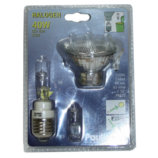 Paulmann 272.89 Halogen Reflektor 40W PAR20 E27 ( G9 ) dimmbar