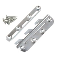 Bettbeschlag Aufschraub Set 8 teilig verzinkt 130mm...