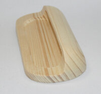 Muschelgriff Möbelgriff Holz Fichte roh 110mm...