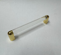 Möbelgriff Kunststoff - Spritzguss Vermessingt 111mm...