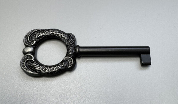 Metafranc Möbelschlüssel 80mm Schrankschlüssel imitiertes Schmiedeeisen Vintage 1-680 IS