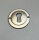 Schlüsselschild Schlossblende  Ø 35mm x 4mm Nickel matt