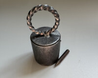 Seilendkappe Endkappe mit Ring Seilendhaken SCHMIEDEEISEN...