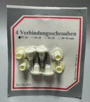 4 Möbelverbinder Verbindungsschrauben...