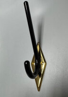 Kleiderhaken 175mm SCHWARZ - GOLD Mantelhaken...