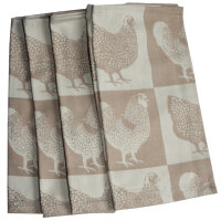 4 Design Deco Geschirrtücher 100% Baumwolle 65 x...