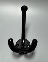 metafranc Kleiderhaken 130mm Druckguss Schwarz...