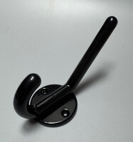 metafranc Kleiderhaken 130mm Druckguss Schwarz...