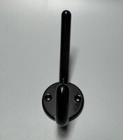 metafranc Kleiderhaken 130mm Druckguss Schwarz...