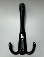 metafranc Kleiderhaken 170mm Schwarz glänzend...