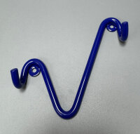 metafranc Kleiderhaken 110mm Stahldraht Blau...