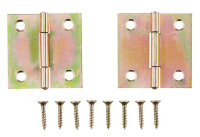 Scharnier Set Stahl verzinkt 40 x 40 mm – 2...