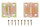 Scharnier Set Stahl verzinkt 40 x 40 mm – 2 Stück – Fachmarkt-Qualität