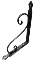 Wandkonsole 205mm x 150mm Regalwinkel Schmiedeeisen 13kg...