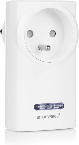 Smartwares Funk-Steckdosendimmer 200W SH5-RPD-02A/FR (Typ E / Französisches System)