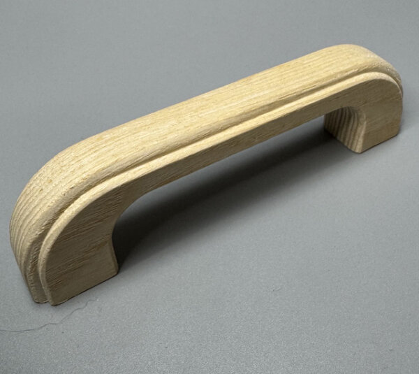 SIRO S30 Holz Möbelgriff Esche roh 112mm LA 96mm HZ11 [Bestand aus DM-Zeiten]