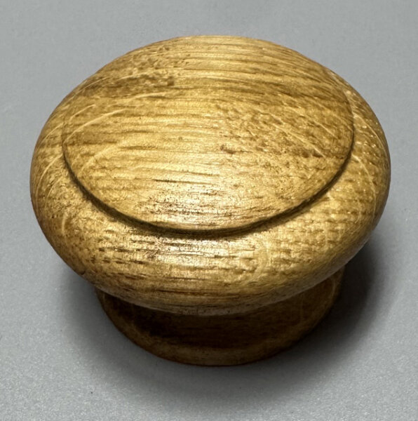 SIRO S70 Holz Möbelknopf Eiche lackiert Ø 44mm HZ14 [Bestand aus DM-Zeiten]