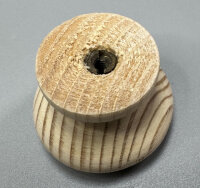 SIRO S87 Holz Möbelknopf Fichte roh Ø 35mm...