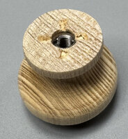 SIRO S70 Holz Möbelknopf Fichte roh Ø 30mm...