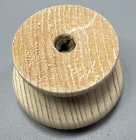 SIRO S70 Holz Möbelknopf Fichte roh Ø 35mm...