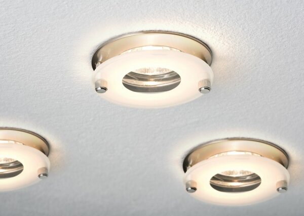 Paulmann 925.49 Premium Level Einbauleuchten 3er-Set rund starr 3x35W 105VA 230/12V