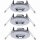 Paulmann 997.48 2Easy Spot-Set Premium starr rund Chrom IP65 (3er-Set)