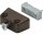 Hettich Aufschraub-Verbindungsbeschlag Trapez braun 15,8 x 40 x 20,5 mm (8er-Set)