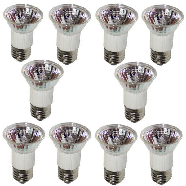 10 X  Näve E27 JDR Halogen Lampe 75W dimmbar Porzellan Reflektor 462987