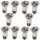 10 X  Näve E27 JDR Halogen Lampe 75W dimmbar Porzellan Reflektor 462987