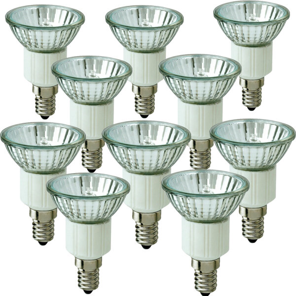 10 x Näve 462884 Halogen Kaltlichtspiegel PAR16 Reflektor 35W E14 Klar Dimmbar 36°