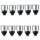 Paulmann 892.45 ESL-Reflektorlampe GU10 9W Neutralweiß 4000K Short Neck (10er-Set)
)