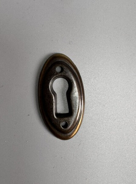 Schlüsselschild Messing Antik Schlüsselloch Abdeckung Möbel Vintage Beschlag