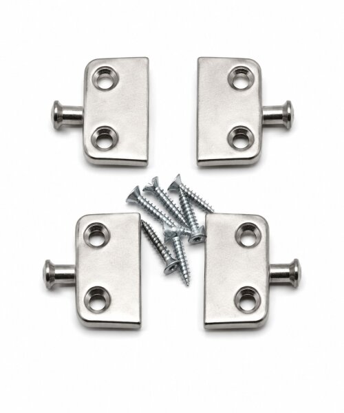Metafranc Verbindungsbeschlag 2215 Aufschraub Verbinder Metall 4 Stück Set