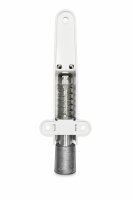 Metafranc Türaufeststeller Tretbolzen 210mm Hub 35mm Türstopper Türmontage Weiß