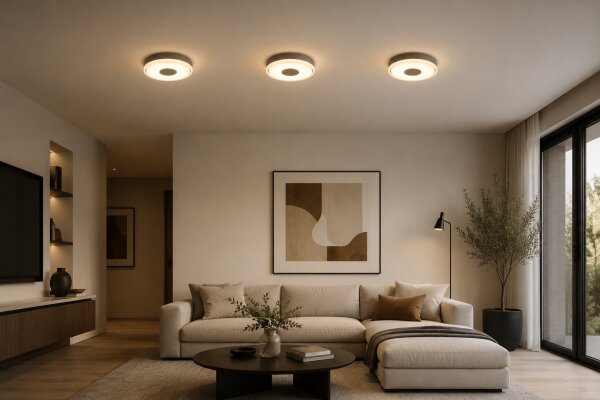 Paulmann Einbauleuchte rund Ø110mm Silber Weiß Deckenleuchte Einbaulampe