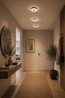 Paulmann Einbauleuchte rund Ø110mm Silber Weiß Deckenleuchte Einbaulampe