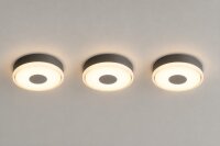 Paulmann Einbauleuchte rund Ø110mm Silber Weiß Deckenleuchte Einbaulampe