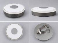 Paulmann Einbauleuchte rund Ø110mm Silber Weiß Deckenleuchte Einbaulampe