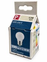 Paulmann 281.76 LED Tropfen Kugel E27 2,5W 190lm 2700K...