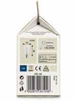 Paulmann 281.04 LED Tropfen 1W E14 50lm 3000K warmweiß klar 230V