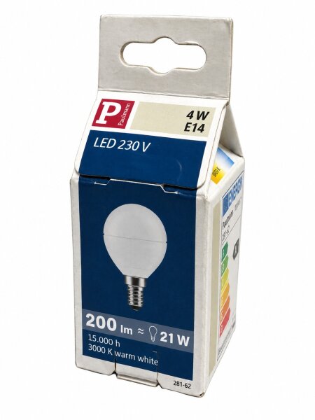 Paulmann 281.62 LED Tropfen 4W E14 200lm 3000K warmweiß 230V