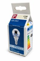 Paulmann 282.81 LED Kopfspiegel Tropfen 2,5W E14 130lm...