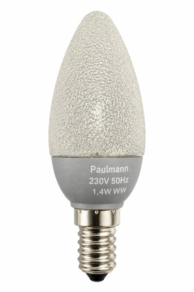 Paulmann 280.88 LED Kerze Eiskristall klar E14 1,4W 60lm 3000K