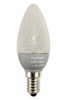 Paulmann 280.88 LED Kerze Eiskristall klar E14 1,4W 60lm 3000K