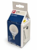 Paulmann 280.82 LED Mini Globe G60 E14 2,3W 90lm 3000K Eiskristall