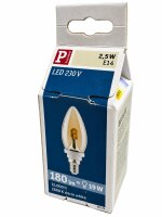 Paulmann 281.73 LED Decoline Kerze E14 2,5W 180lm 2600K 230V