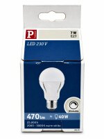 Paulmann 282.25 LED Lampe E27 7W 470lm Warmdimm...