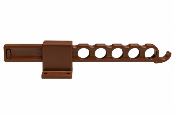 Metafranc Kleiderlüfter 290mm Braun Kunststoff verstellbar Schrankmontage