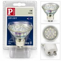 Paulmann 280.10 LED Reflektorlampe GU10 1 W Blau
